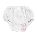 Palmer Monogram White Seersucker Diaper Cover / Bloomers - Just The Thing Shop