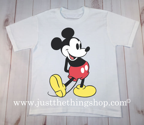Vintage Boy Mouse Vacation Shirt