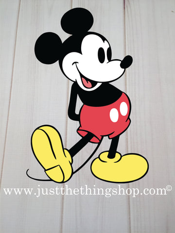 Vintage Boy Mouse Heat Press Transfer