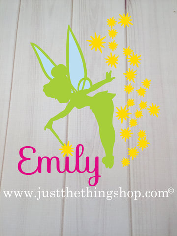 Personalized Fairy Heat Press Transfer