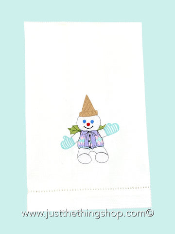 Spring Time Mr. Bingle Guest Towel