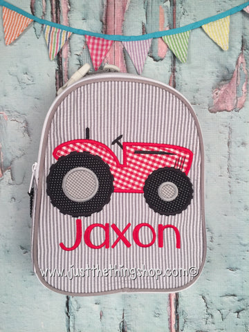 Tractor Style 2 Boy Gumdrop Lunch Box - Just The Thing Shop