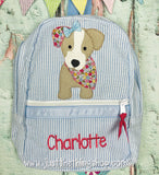 Bandana Puppy Dog Applique Backpack - Just The Thing Shop