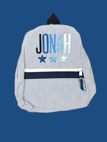 Stars with Name or Monogram Backpack