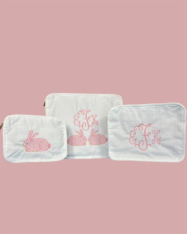 Bunny Monogram Stacking Trio
