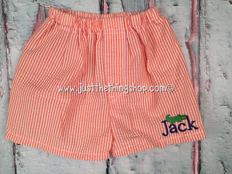 Seersucker 2T-4T Boxer Shorts - Just The Thing Shop