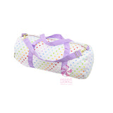 Weekend Duffel with Fishtail Appliqué Monogram