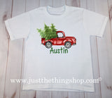 Personalized Christmas Tree Truck Christmas Shirt