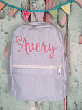 Ballerina Script Monogram For Girls Backpack - Just The Thing Shop