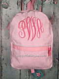 Master Circle Monogram For Girls Backpack - Just The Thing Shop