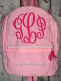 Master Circle Monogram For Girls Backpack - Just The Thing Shop