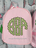 Scalloped Circle Applique Gumdrop Lunch Box - Just The Thing Shop