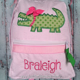 Girl Alligator Backpack - Just The Thing Shop