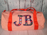 Applique Monogram Duffel - Just The Thing Shop