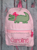 Girl Alligator Backpack - Just The Thing Shop