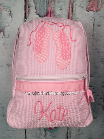 Ballet Shoes Slippers Backpack - Just The Thing Shop