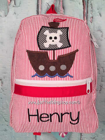 Pirate Ship Backpack - Just The Thing Shop