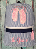 Ballet Shoes Slippers Backpack - Just The Thing Shop