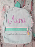 Sweetheart Script Monogram Backpack - Just The Thing Shop