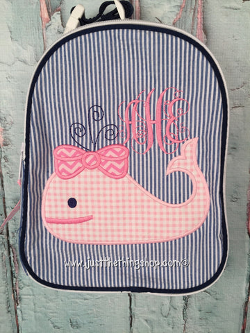 Girl Whale Gumdrop Lunch Box - Just The Thing Shop