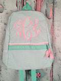 Master Circle Monogram For Girls Backpack - Just The Thing Shop