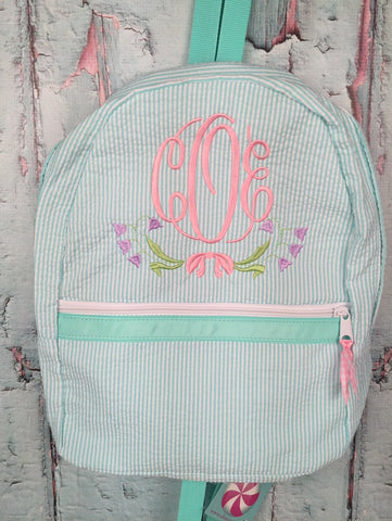 vintage monogram backpack