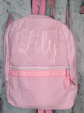 Ballerina Script Monogram For Girls Backpack - Just The Thing Shop