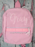 Ballerina Script Monogram For Girls Backpack - Just The Thing Shop