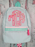 Scalloped Circle Applique Backpack - Just The Thing Shop