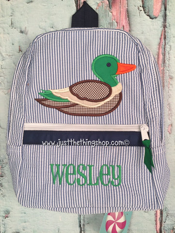 Mallard Duck Backpack - Just The Thing Shop