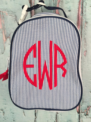 Circle Monogram Gumdrop Lunch Box - Just The Thing Shop