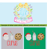 Personalized Cookies and Milk Christmas Shirt