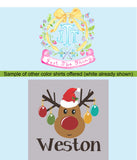 Personalized Reindeer 2 Christmas Shirt