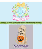 Dog with Pumpkin Halloween Shirt