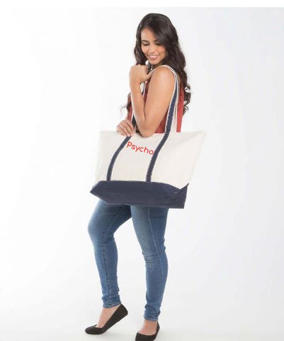 24 oz Canvas Boat Tote- Large – Just The Thing Shop