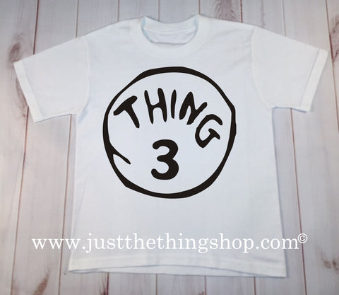 Thing 3 Party Shirt