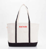 24 oz Canvas Boat Tote- Large