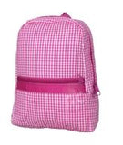 Hot Pink Gingham Regular Backpack Close Out