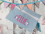 Unicorn Monogram Cosmo Zipper Bag - Just The Thing Shop
