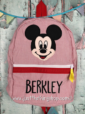 Mickey Mouse Face Backpack - Just The Thing Shop