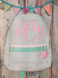 Ballerina Script Monogram For Girls Backpack - Just The Thing Shop