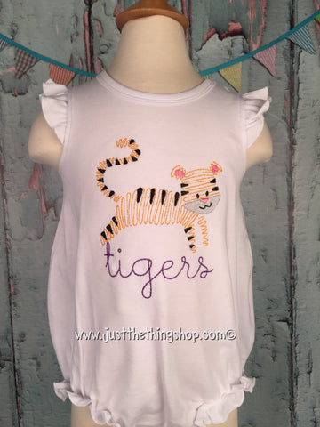 TIGERS Angel Sleeve Baby Bubble - Girls - Just The Thing Shop