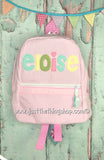 Applique Name Cheri Font Backpack