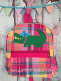 Girl Alligator Backpack - Just The Thing Shop