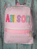 Applique Name Cheri Font Backpack - Just The Thing Shop